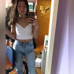 Brandy Melville straight leg mom jeans